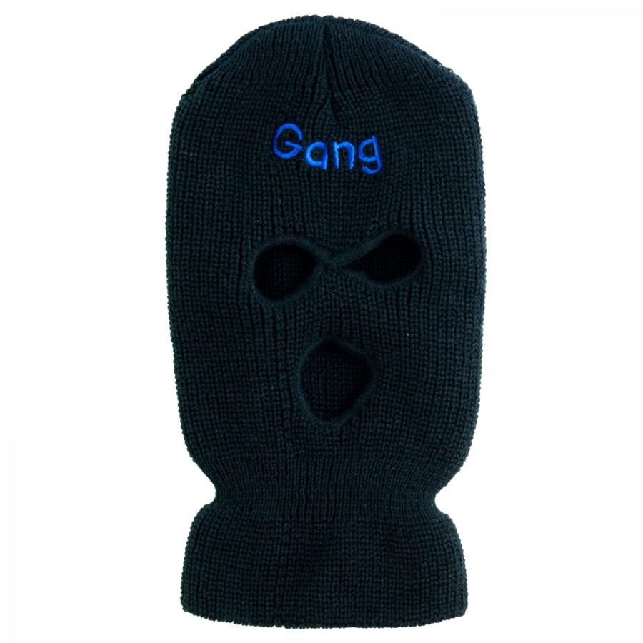 Masque de ski noir "GANG"