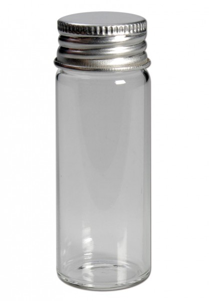 Präparatglas mit Alu-Schraubkappe 28ml