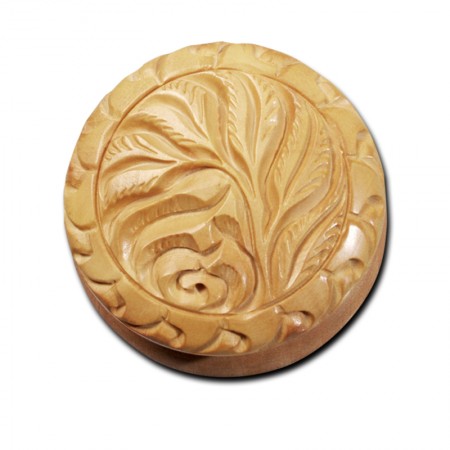 Grinder, Shisham, carved with motif: "Floral"