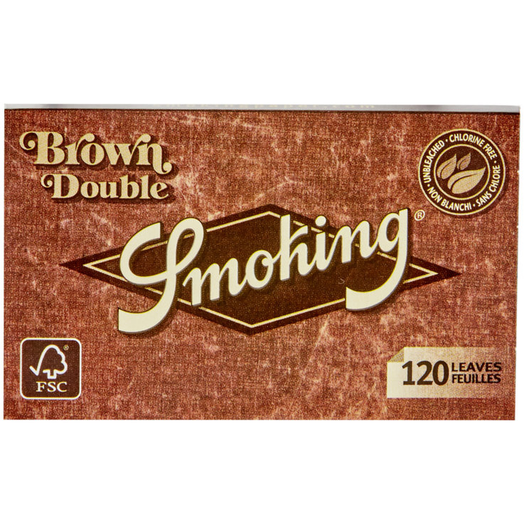 Smoking Brown Cigarette Papers 120 Pieces