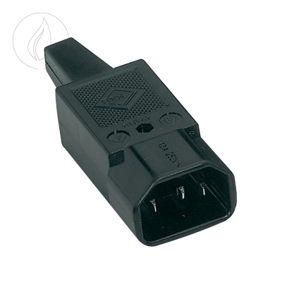 IEC connector male