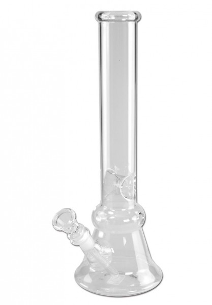 Clear glass bong