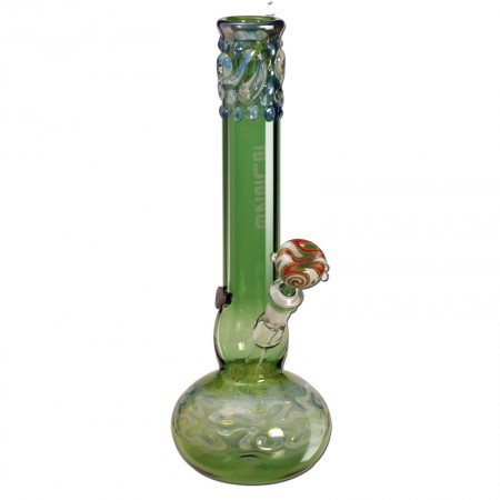 Glass Bong green "Blaze"