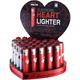 Briquet U-301 Heart Lighter blanc / rouge