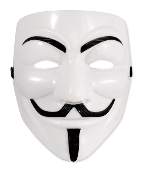 Guy Fawkes/Vendetta Maske aus Kunststoff