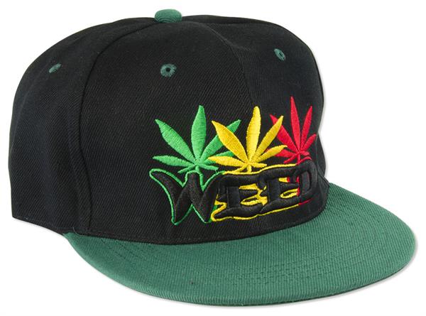 Snapback baseball cap "Weed"
