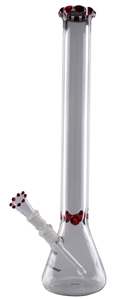 Fat Bong-Ice-50cm Erlenmeyer-Red