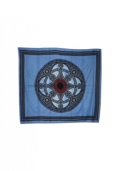 Batik scarf 'Circle'