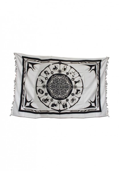 Batik scarf 'Astrology'