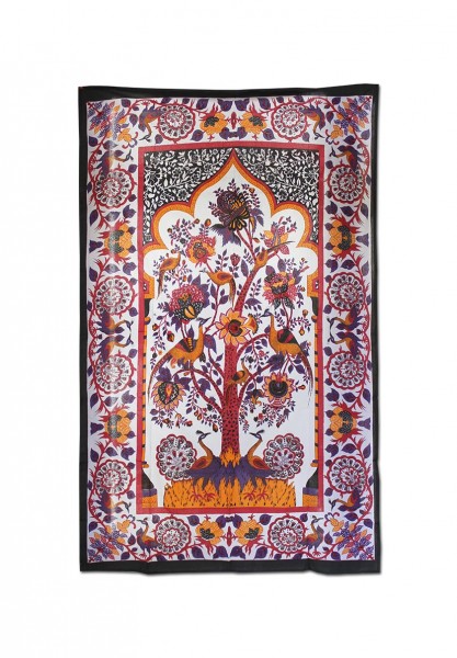 Batik scarf 'Blossom Tree'