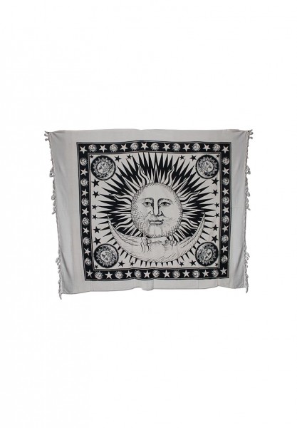 Batik scarf 'Sun & Moon'