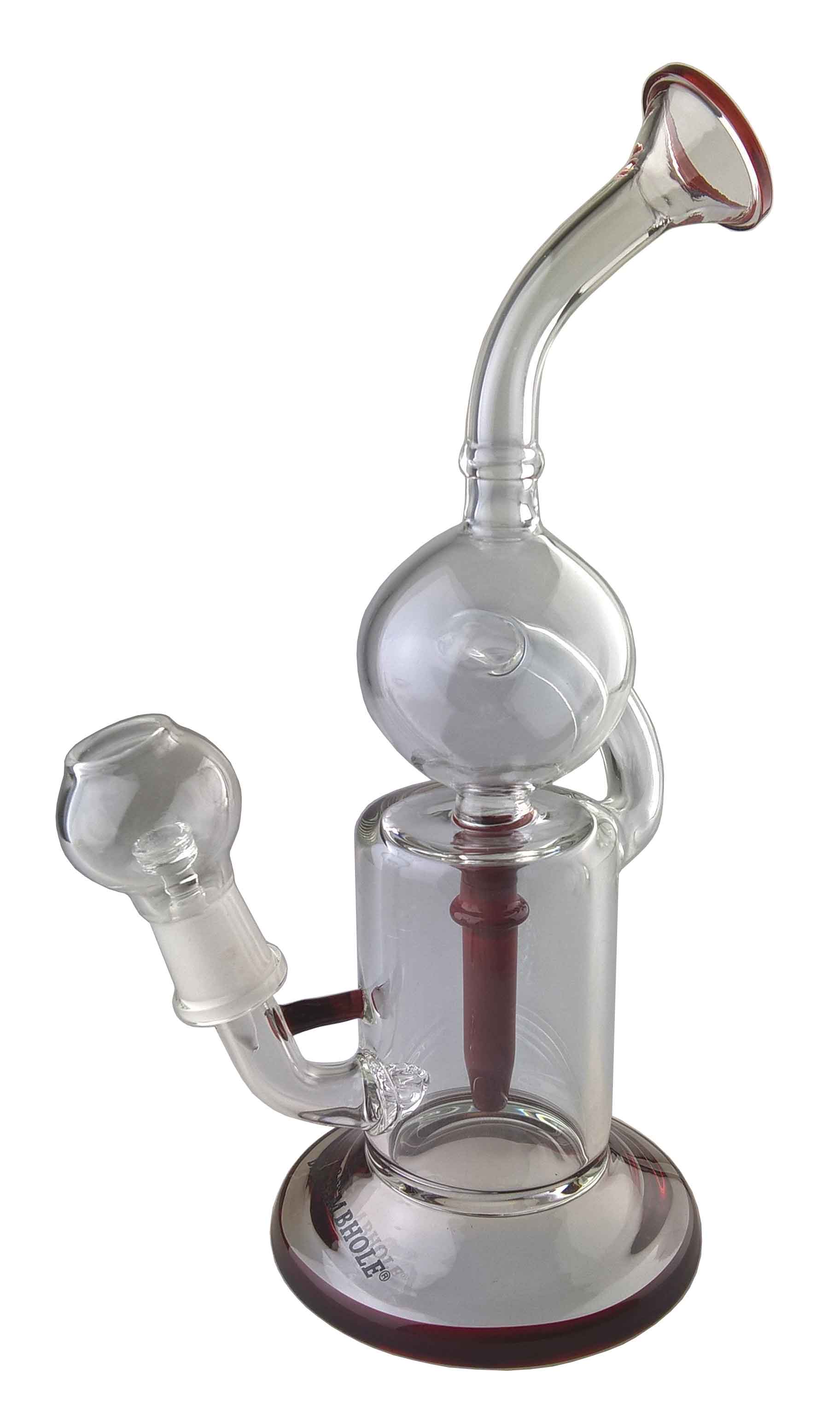 Oil Rig and Recycler with Chillum Inlet Hole Diffuser