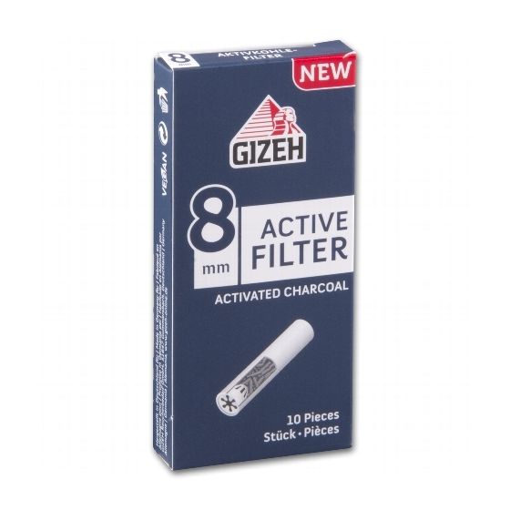 GIZEH Aktivkohle Filter 8mm